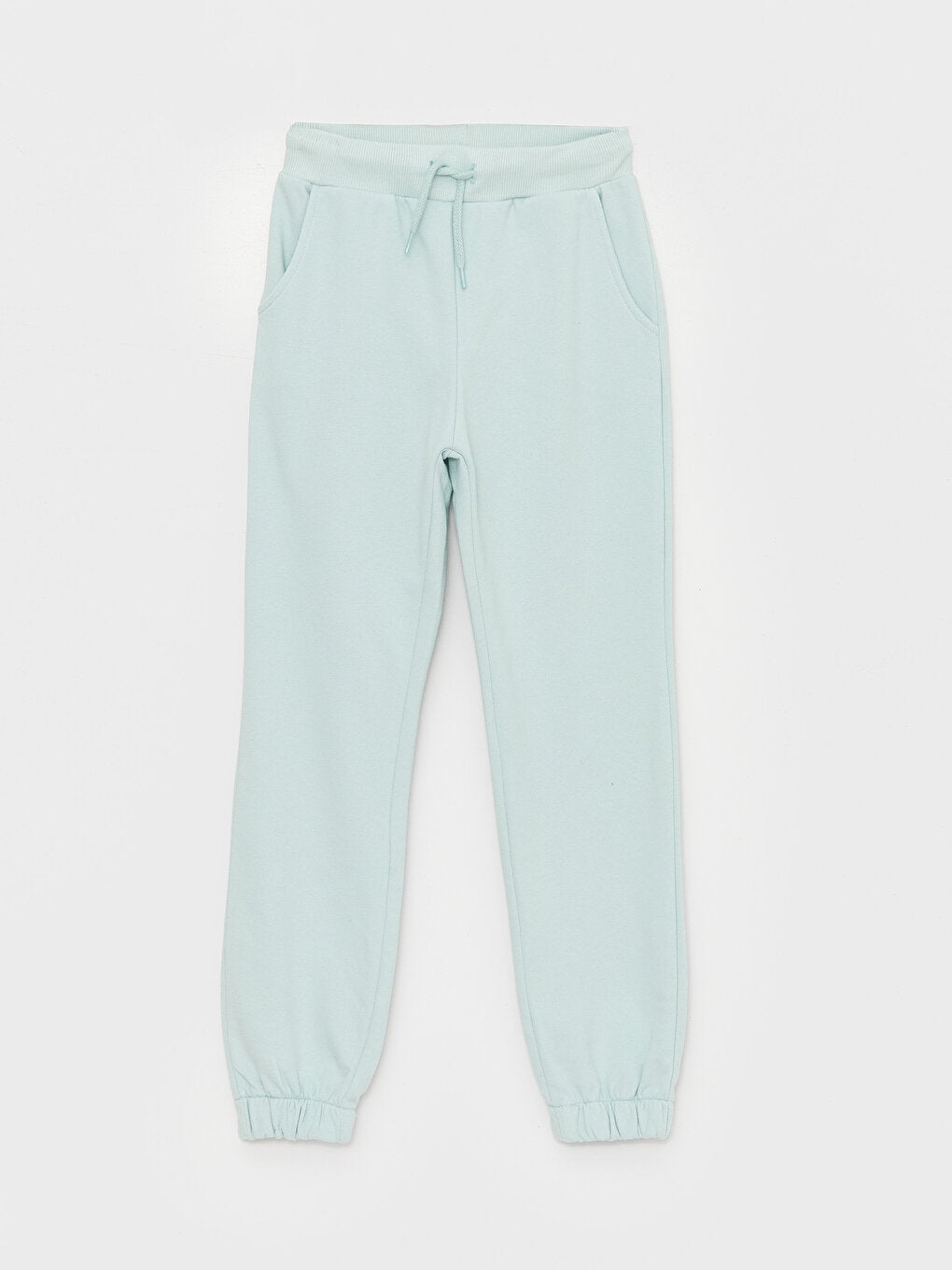 Basic Girl's Jogger Sweatpants with Elastic Waist