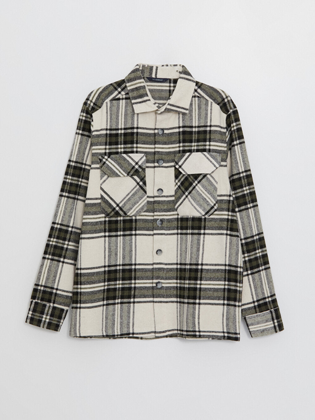 Comfortable Fit Long Sleeve Plaid Men's Lumberjack Shirt Jacket