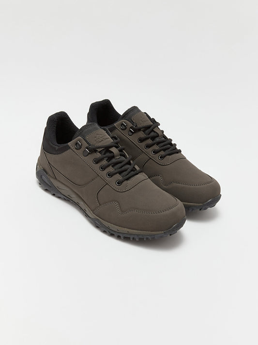 Lace-up Thick Sole Men's Trekking Shoes