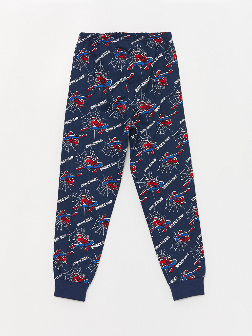 Crew Neck Spiderman Printed Long Sleeve Boys' Pajama Set