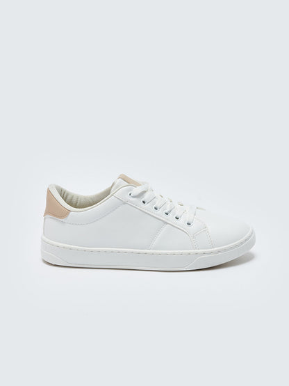 Leather Look Women's Sneakers