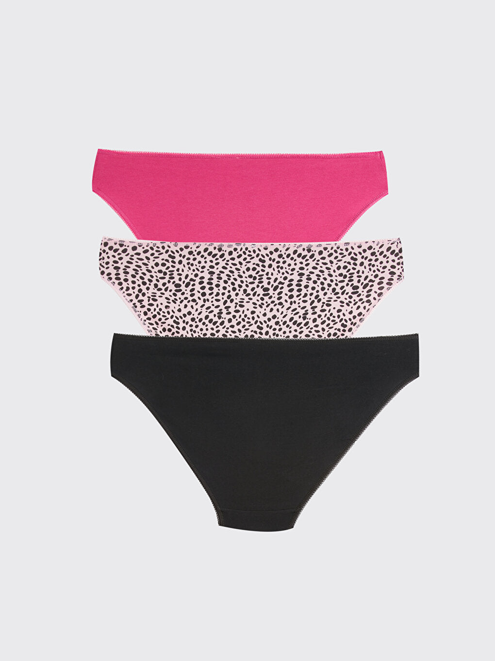 Patterned Bikini Panties 3 Pack