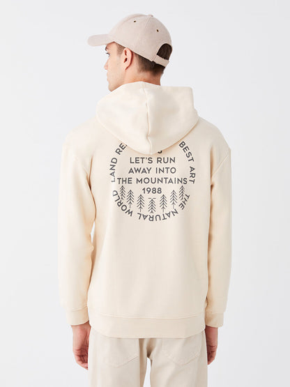 Long Sleeve Printed Men's Hoodie