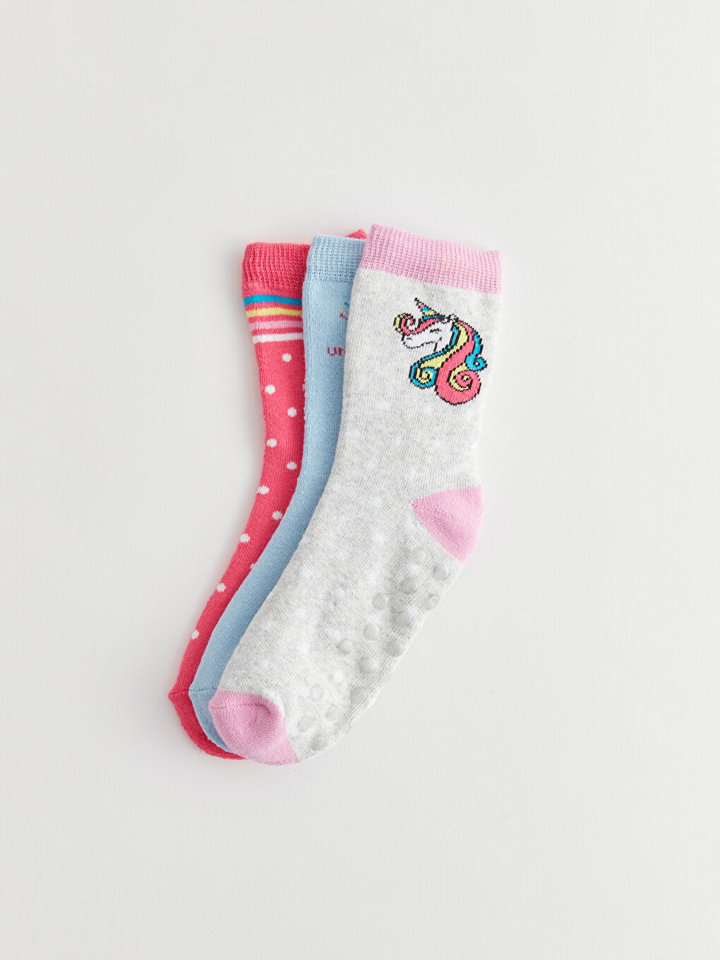 Patterned Girl's Socks 3-pack