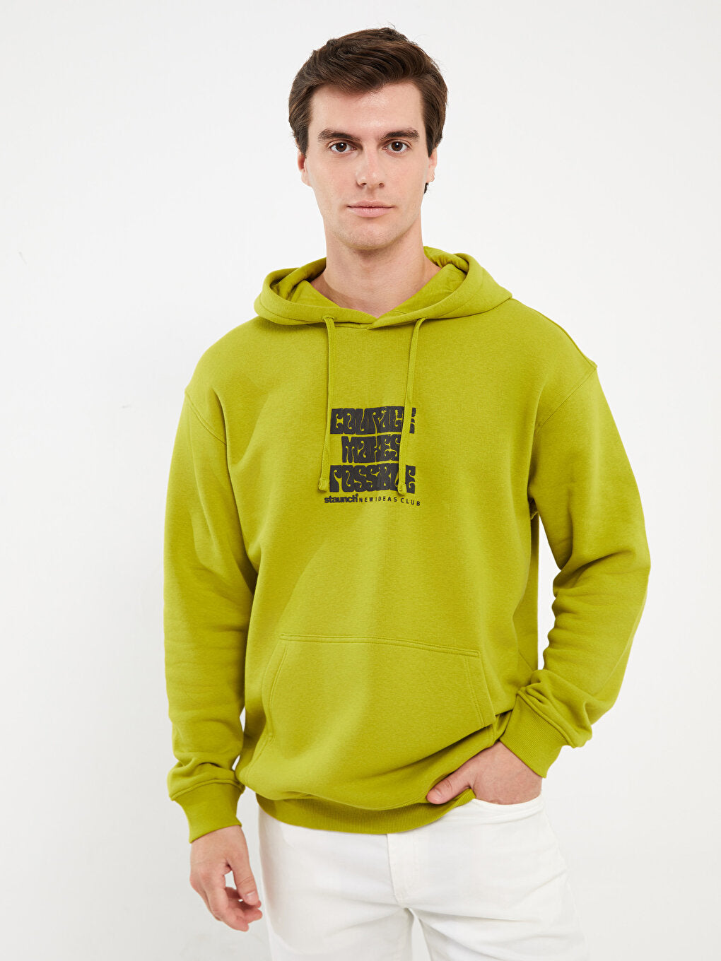 Long Sleeve Printed Men's Hoodie