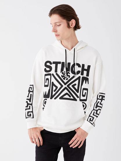 Long Sleeve Printed Men's Hoodie