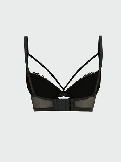 Underwire Padded Lace T-Shirt Bra