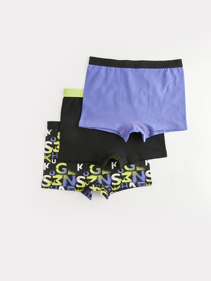 Printed Boy's Boxer 3-Piece