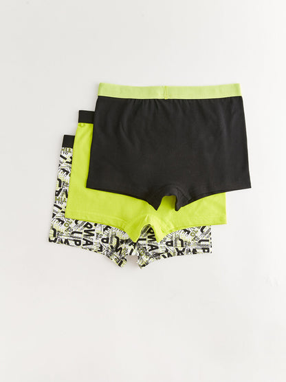 Printed Boy's Boxer 3-Piece