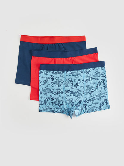 Printed Boy's Boxer 3-Piece