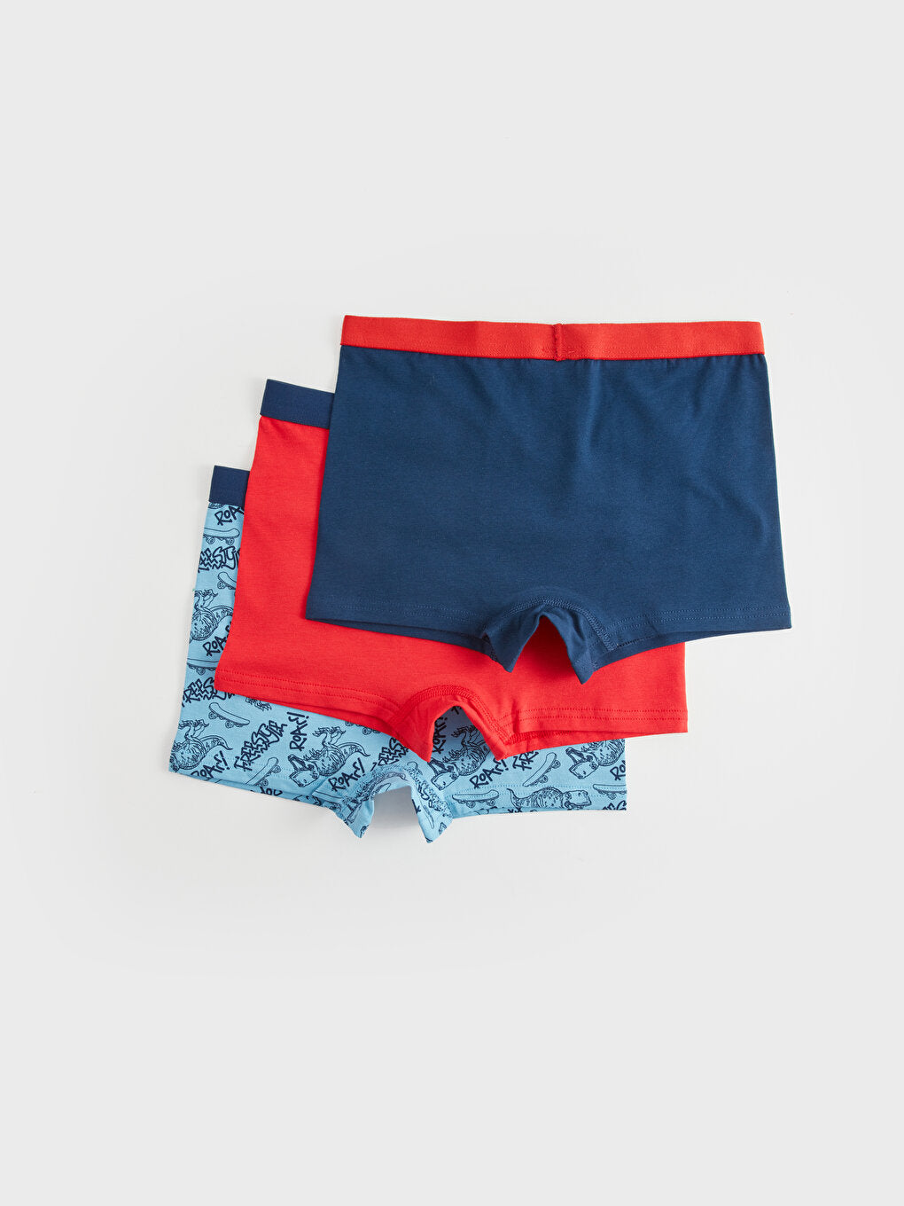 Printed Boy's Boxer 3-Piece