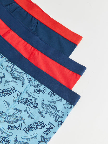 Printed Boy's Boxer 3-Piece