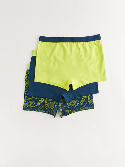 Printed Boy's Boxer 3-Piece