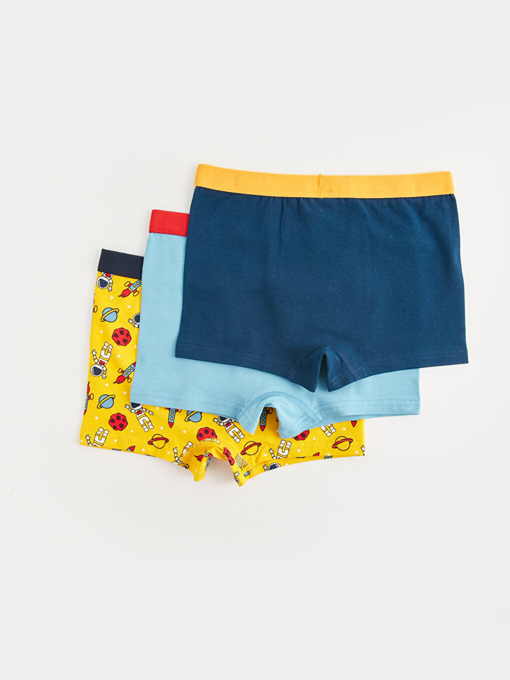 Printed Cotton Boys' Boxer 3-Piece