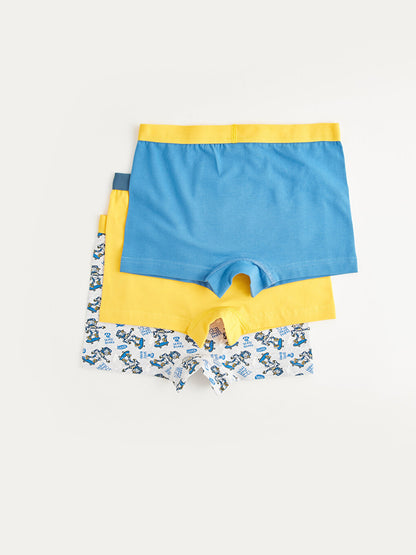 Printed Cotton Boys' Boxer 3-Piece