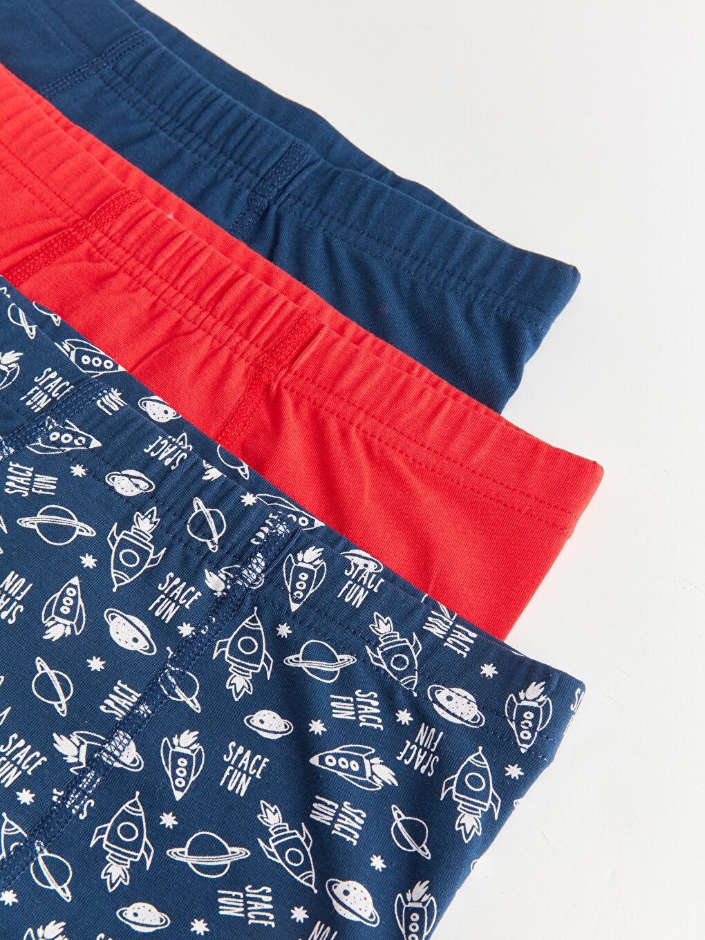 Printed Cotton Boys' Boxer 3-Piece