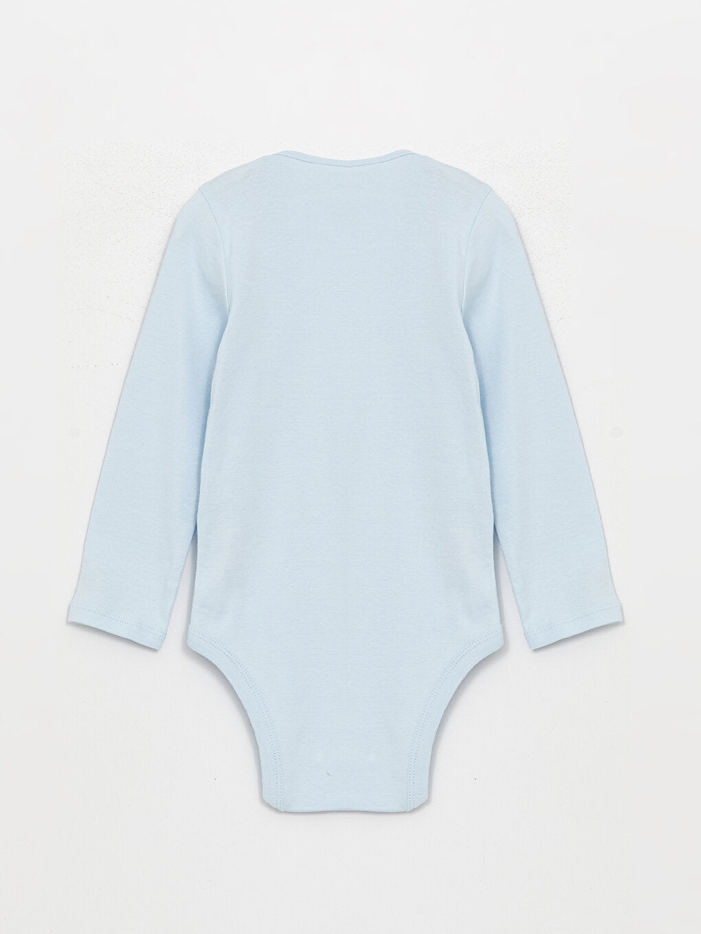 Crew Neck Long Sleeve Unisex Baby Snap-On Bodysuit 2-pack