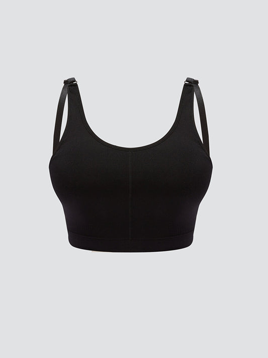 Non-wired Padding Plain Post-Surgical Bra