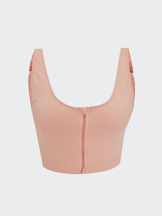 Non-wired Padding Plain Post-Surgical Bra