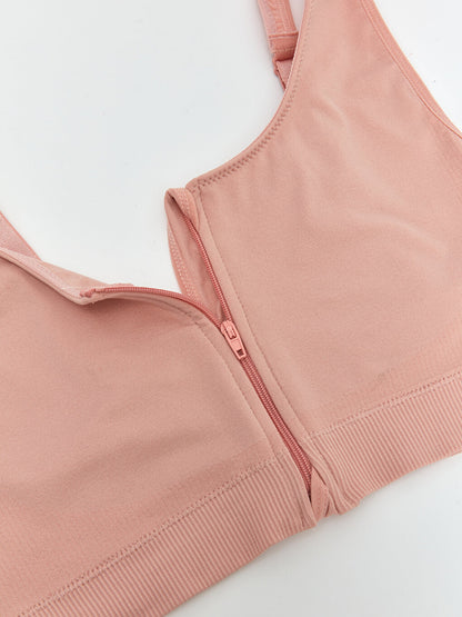 Non-wired Padding Plain Post-Surgical Bra