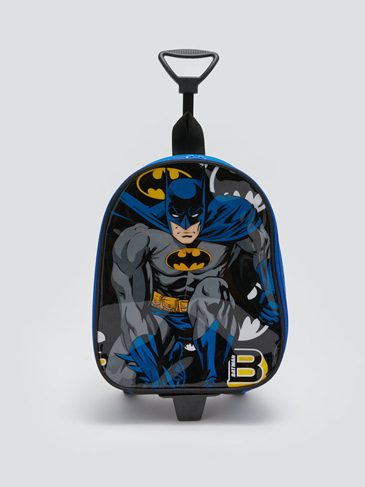 Batman Printed Boy's School Bag with Wheelchair