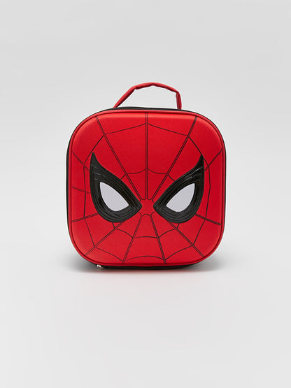 Spiderman Printed My Superhero Lunchbox at School