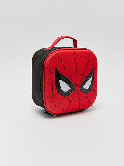 Spiderman Printed My Superhero Lunchbox at School