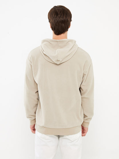 Printed Long Sleeve Men's Hoodie