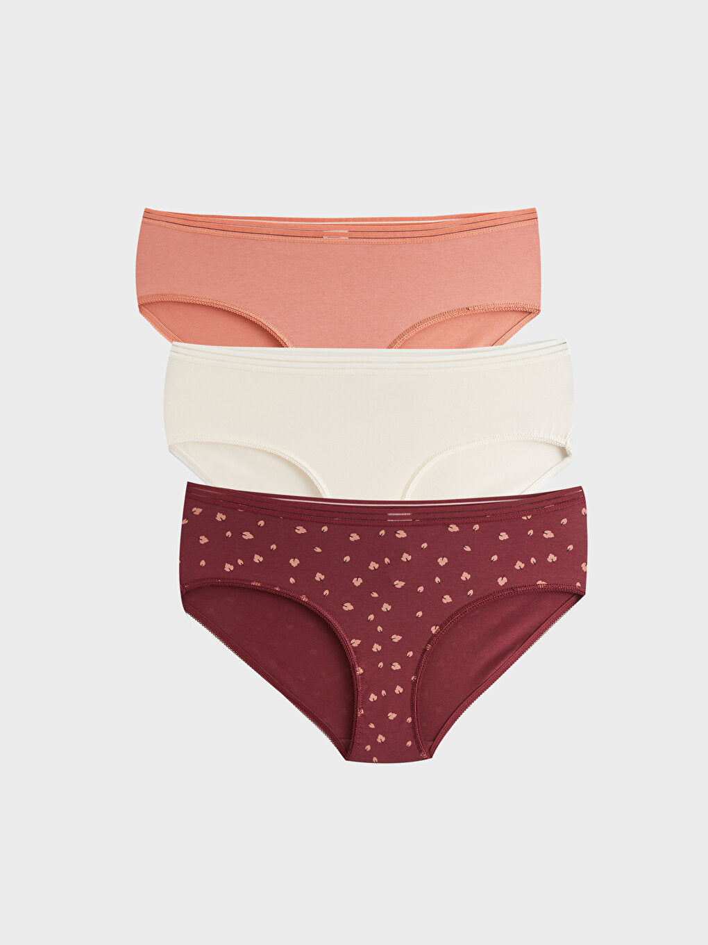 Patterned Hipster Panties 3 Pack