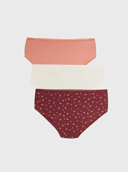 Patterned Hipster Panties 3 Pack