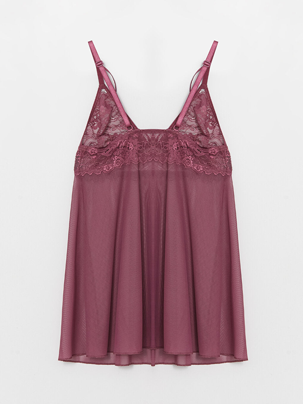 V-Neck Lace Babydoll