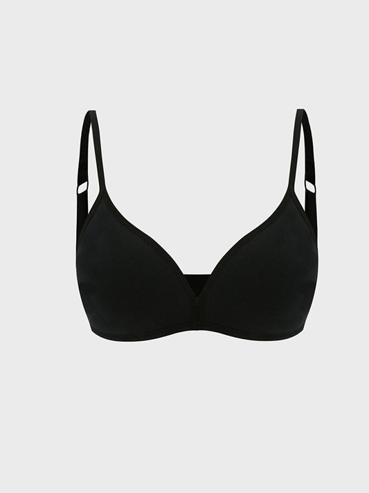 Non-wireless Padding Plain First Bra