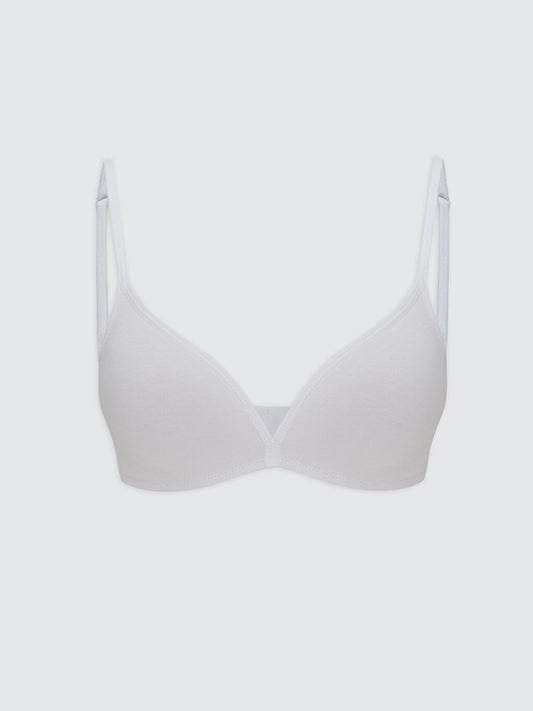 Non-wireless Padding Plain First Bra