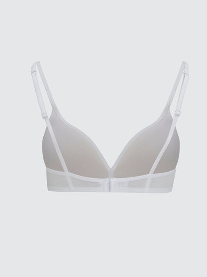 Non-wireless Padding Plain First Bra