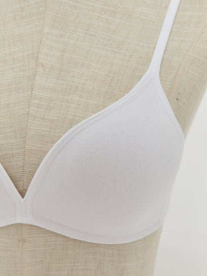 Non-wireless Padding Plain First Bra