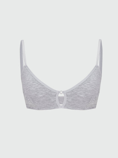 Non-wireless Padding Plain First Bra