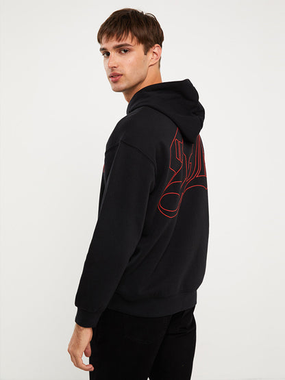 Long Sleeve Printed Men's Hoodie