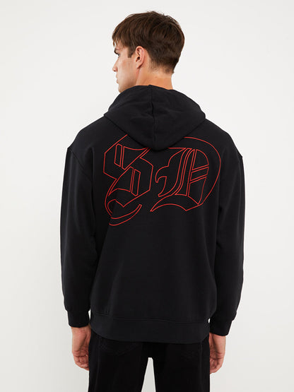 Long Sleeve Printed Men's Hoodie