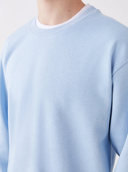 Crew Neck Long Sleeve Men's Sweatshirt