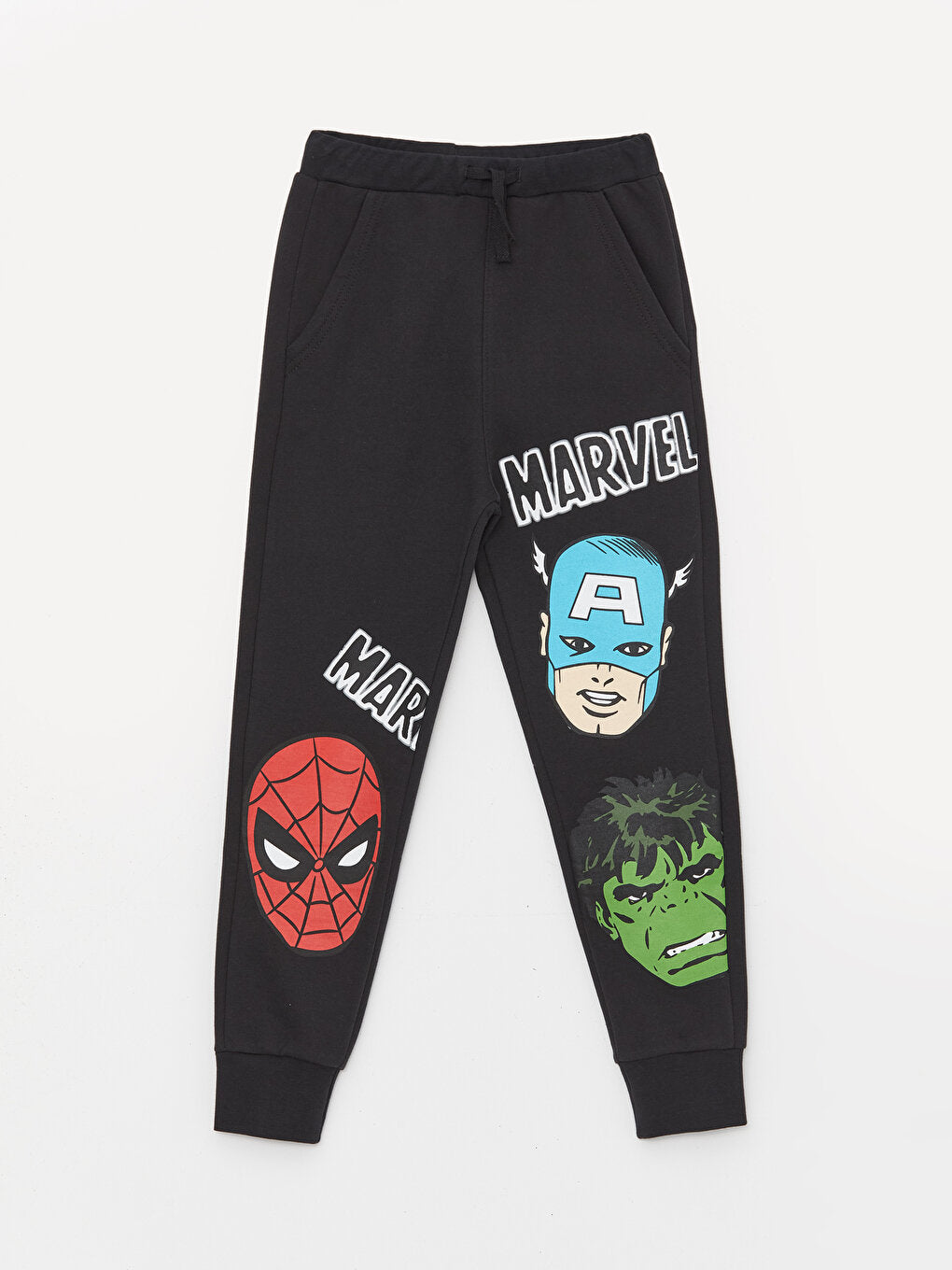 Marvel Printed Boy's Jogger Sweatpants with Elastic Waist