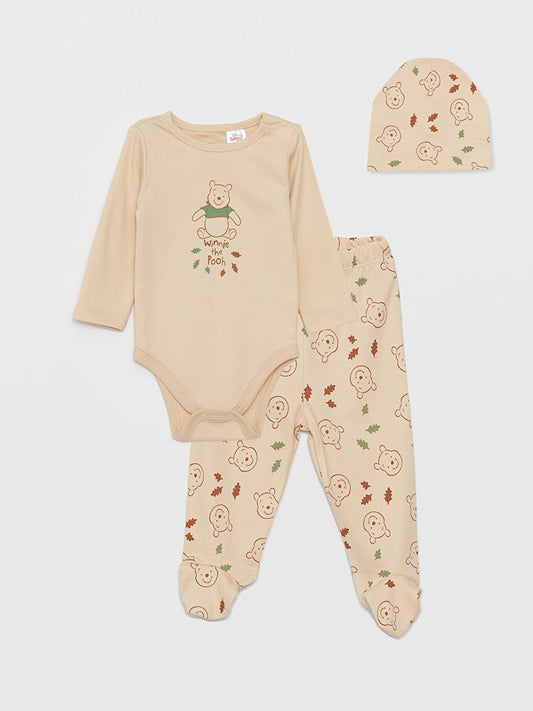 Winnie the Pooh Printed Baby Boy Set of 3