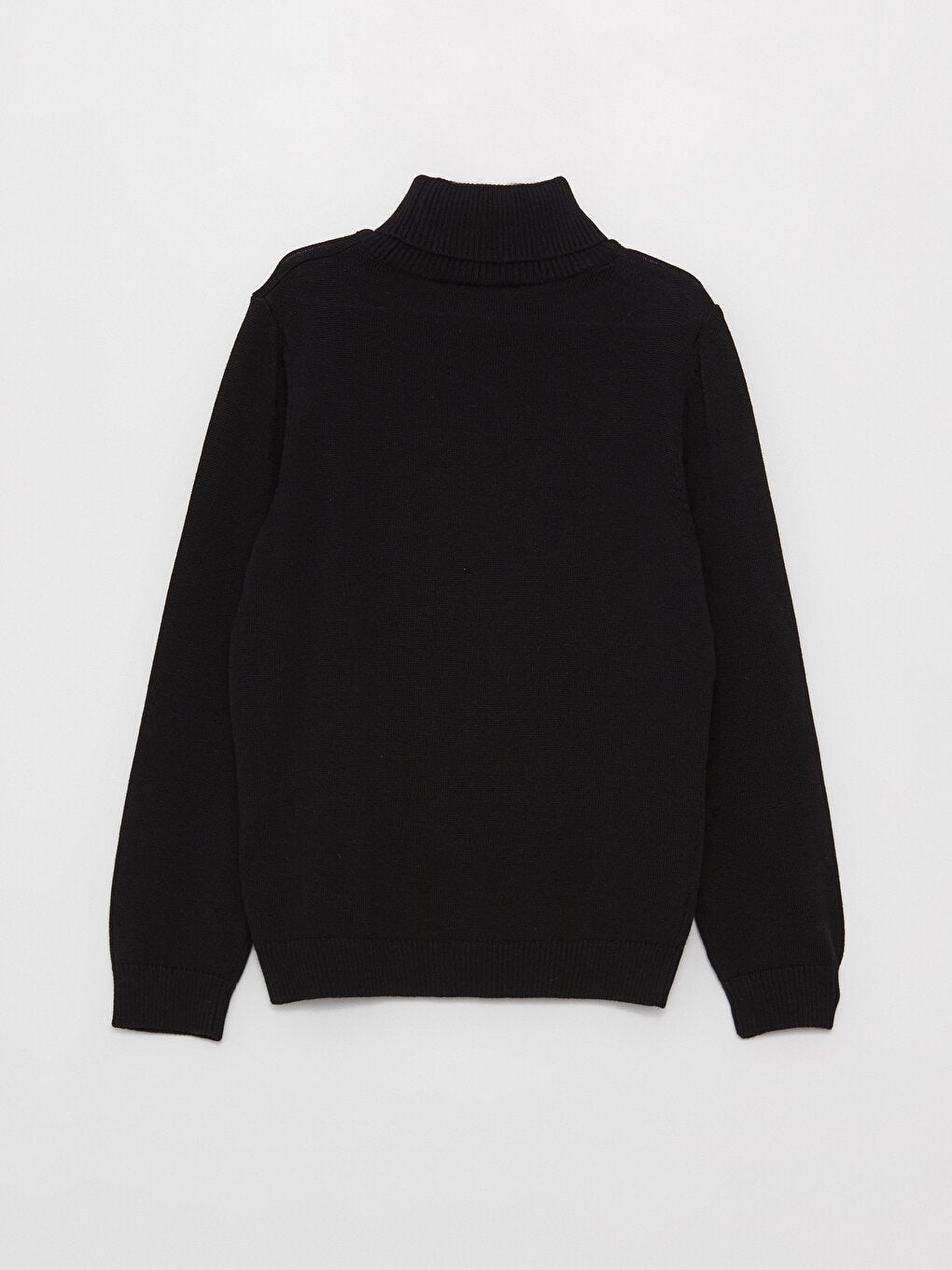 Turtleneck Long Sleeve Boy's Knitwear Sweater