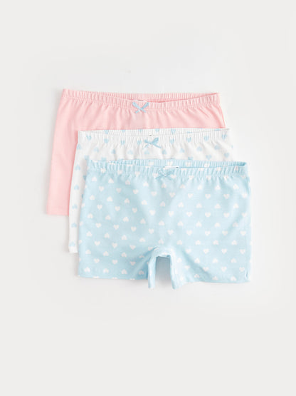 Printed Girls' Boxer 3-Piece