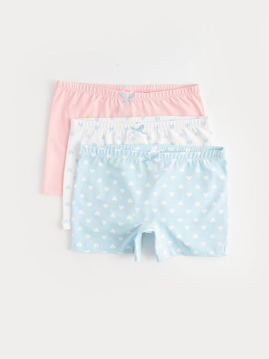 Printed Girls' Boxer 3-Piece