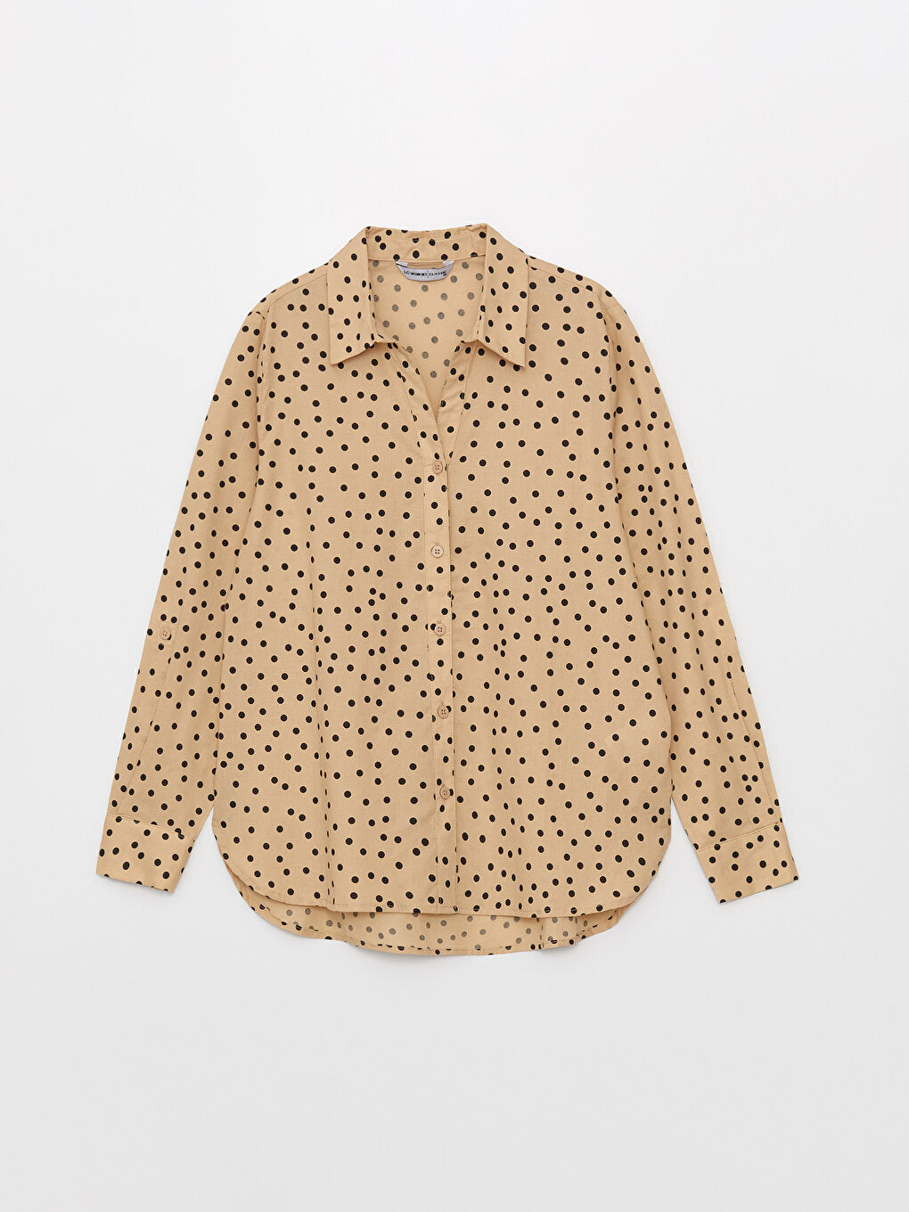 Polka Dot Long Sleeve Women's Shirt