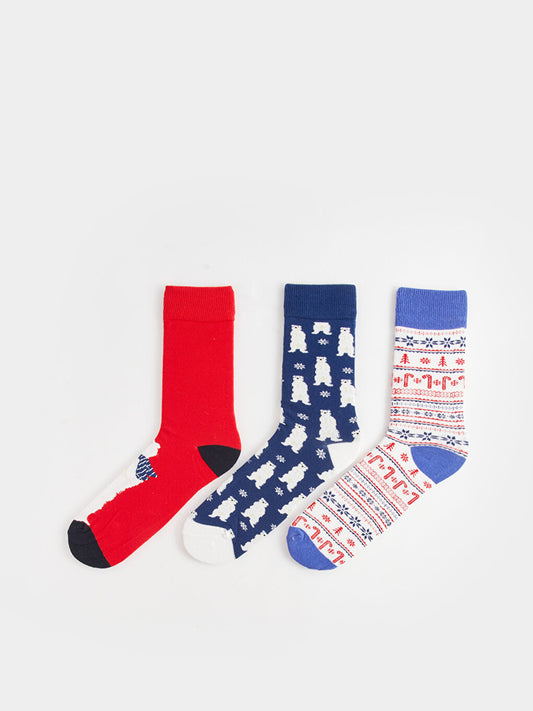 Patterned Men's Socks 3-pack