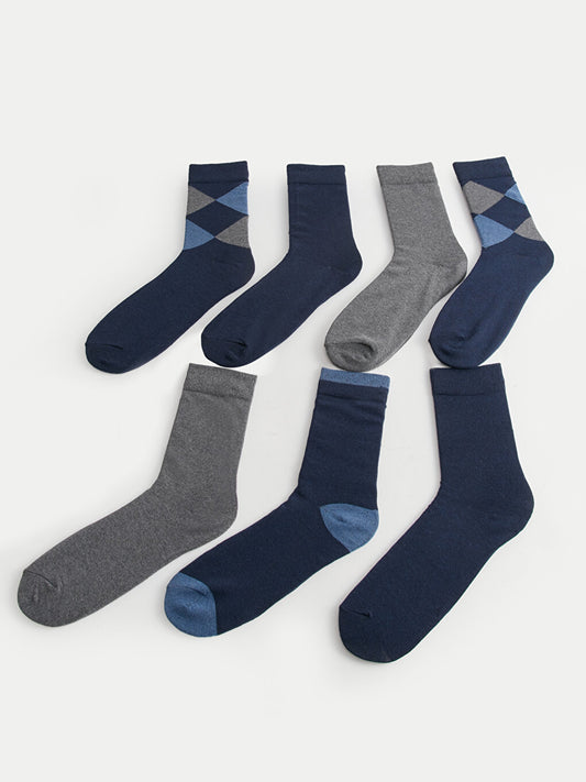 Patterned Men's Socks 7-pack