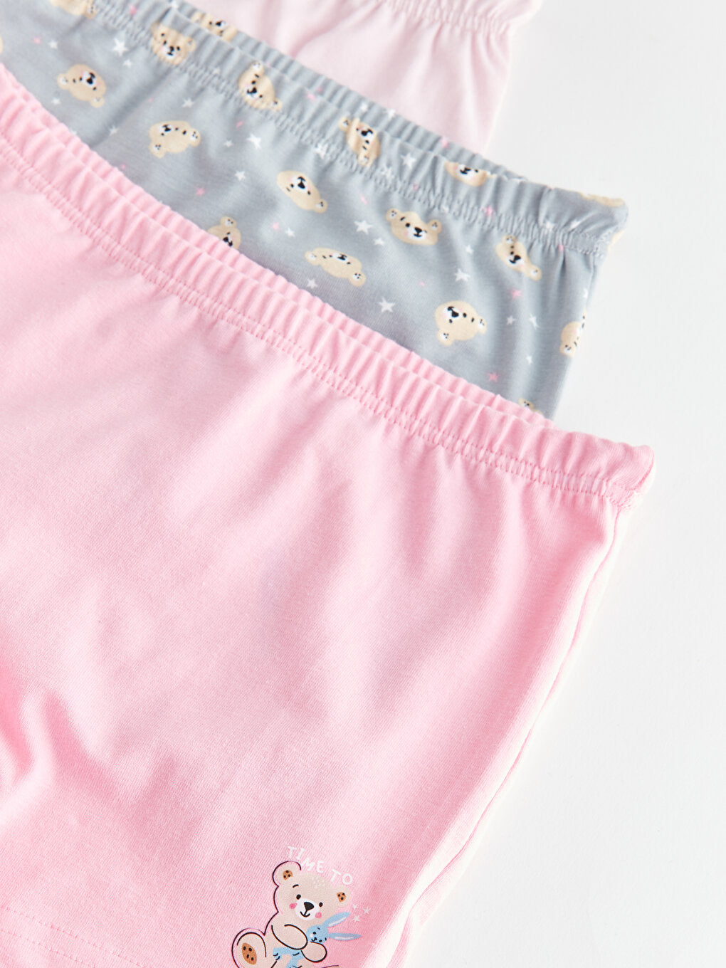 Printed Cotton Girl's Boxer Set of 3