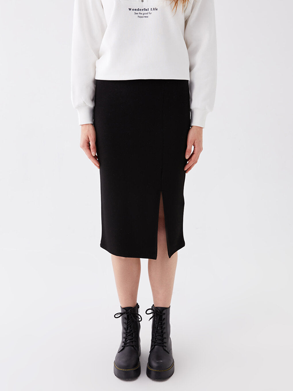 Women's Slim Fit Straight Pencil Skirt