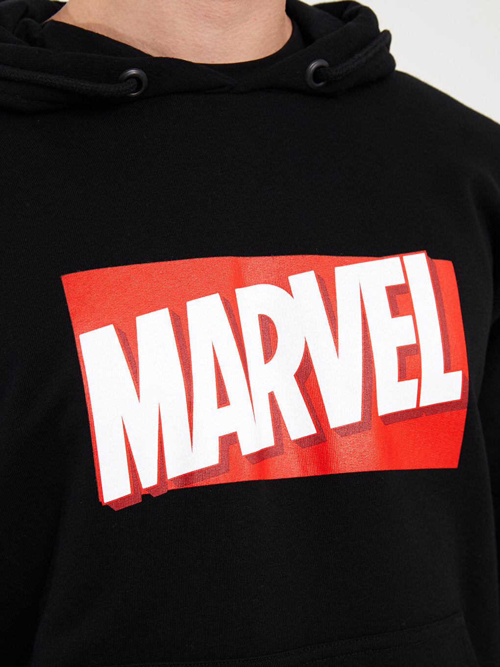 Long Sleeve Marvel Printed Men's Hoodie